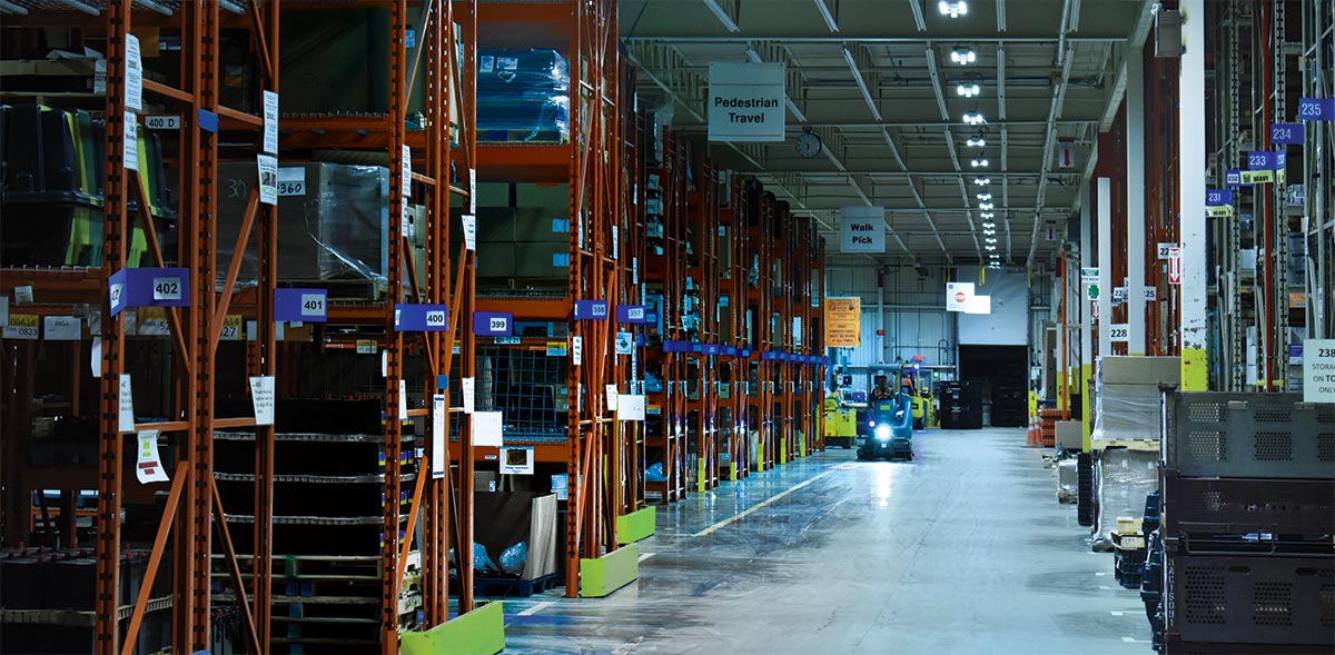 Warehouse smart LEDs lights